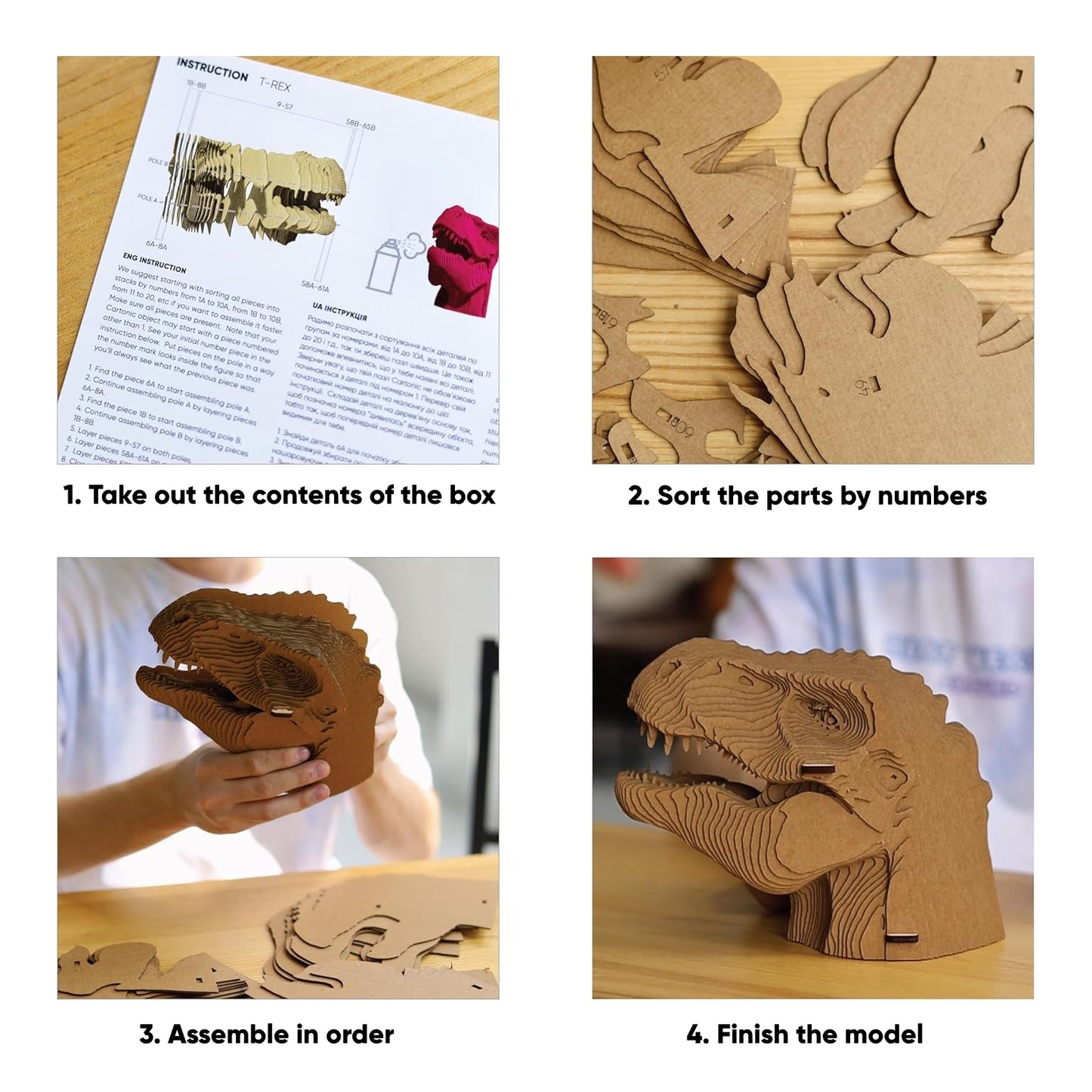 T-REX Cartonic 3D Puzzle