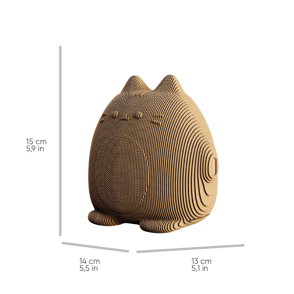 CUTE CAT MONEY BANK Cartonic 3D Puzzle