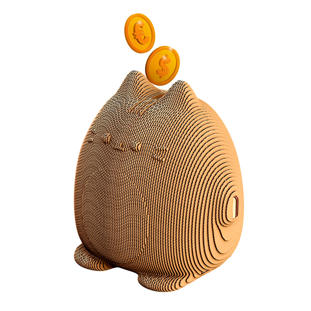 CUTE CAT MONEY BANK Cartonic 3D Puzzle