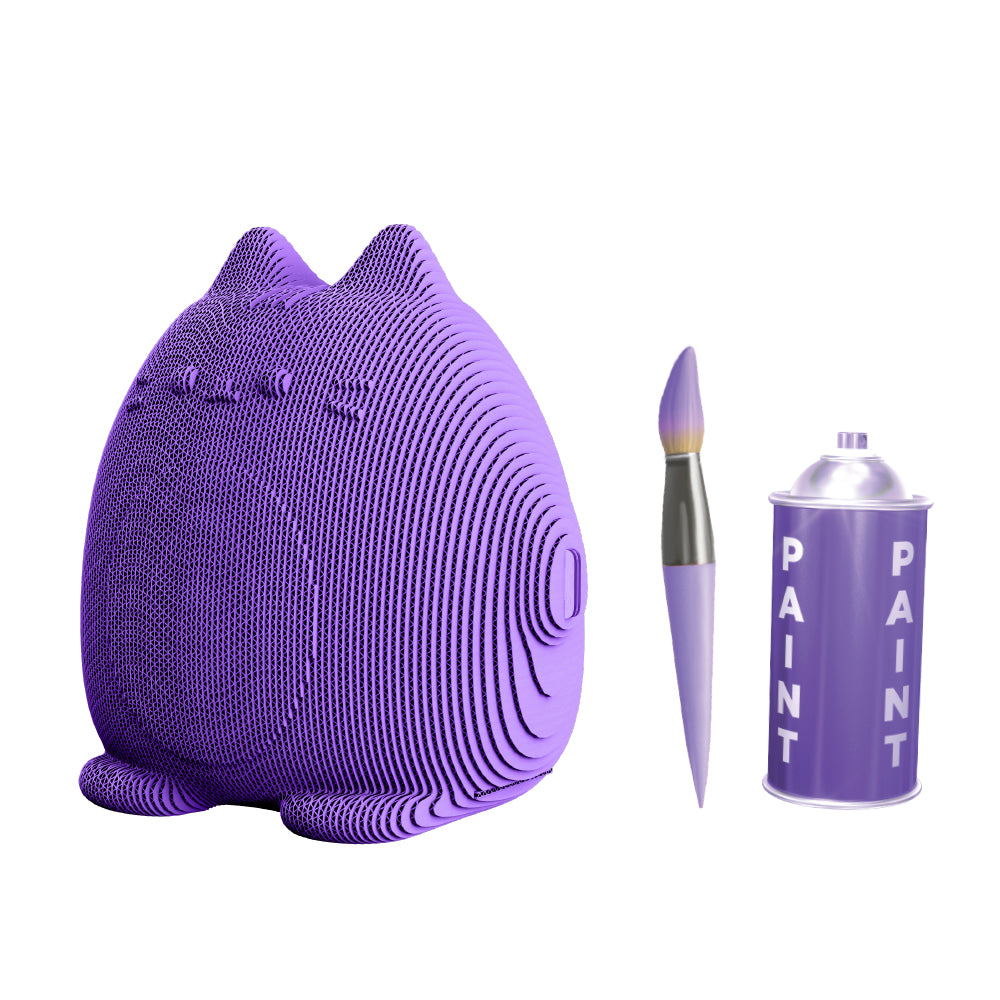 CUTE CAT MONEY BANK Cartonic 3D Puzzle