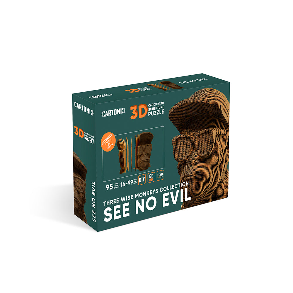 SEE NO EVIL Cartonic 3D Puzzle