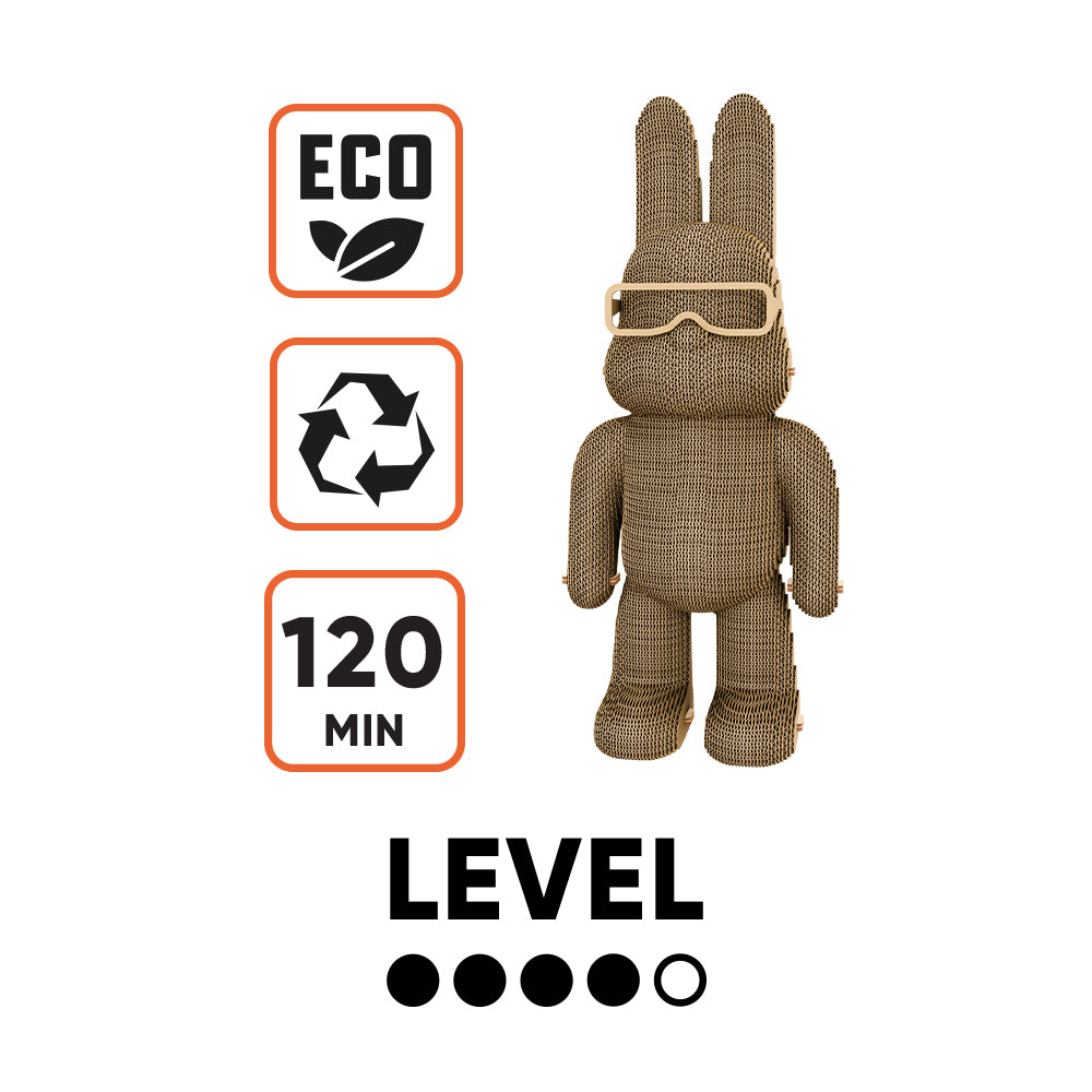 ARTY BUNNY Cartonic 3D Puzzle