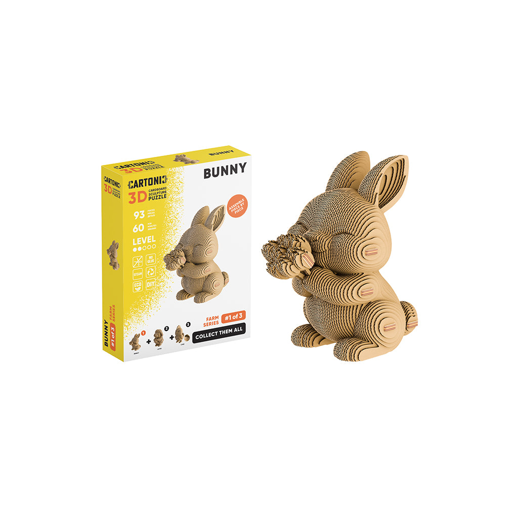 BUNNY Cartonic Collectible 3D Puzzle