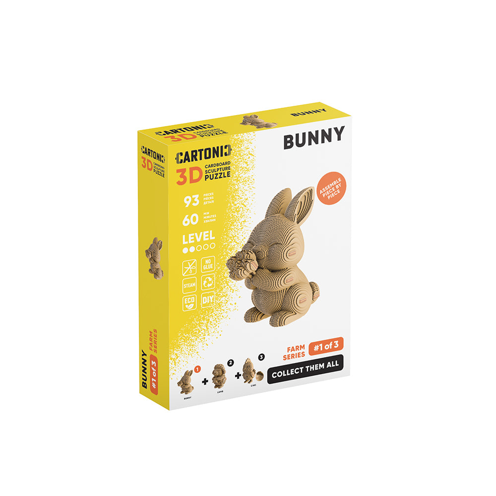 BUNNY Cartonic Collectible 3D Puzzle
