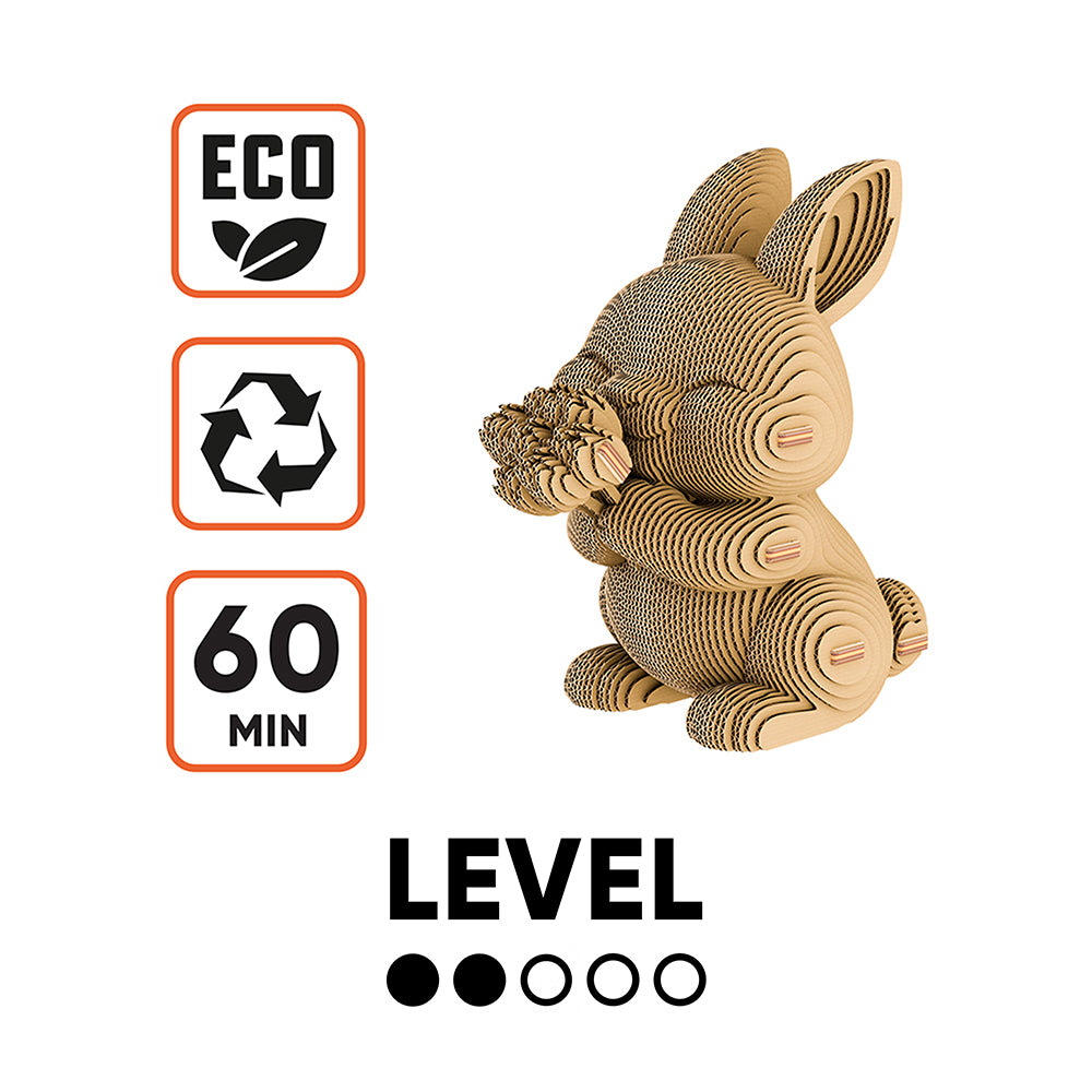 BUNNY Cartonic Collectible 3D Puzzle