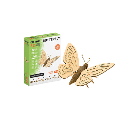 BUTTERFLY Cartonic Collectible 3D Puzzle
