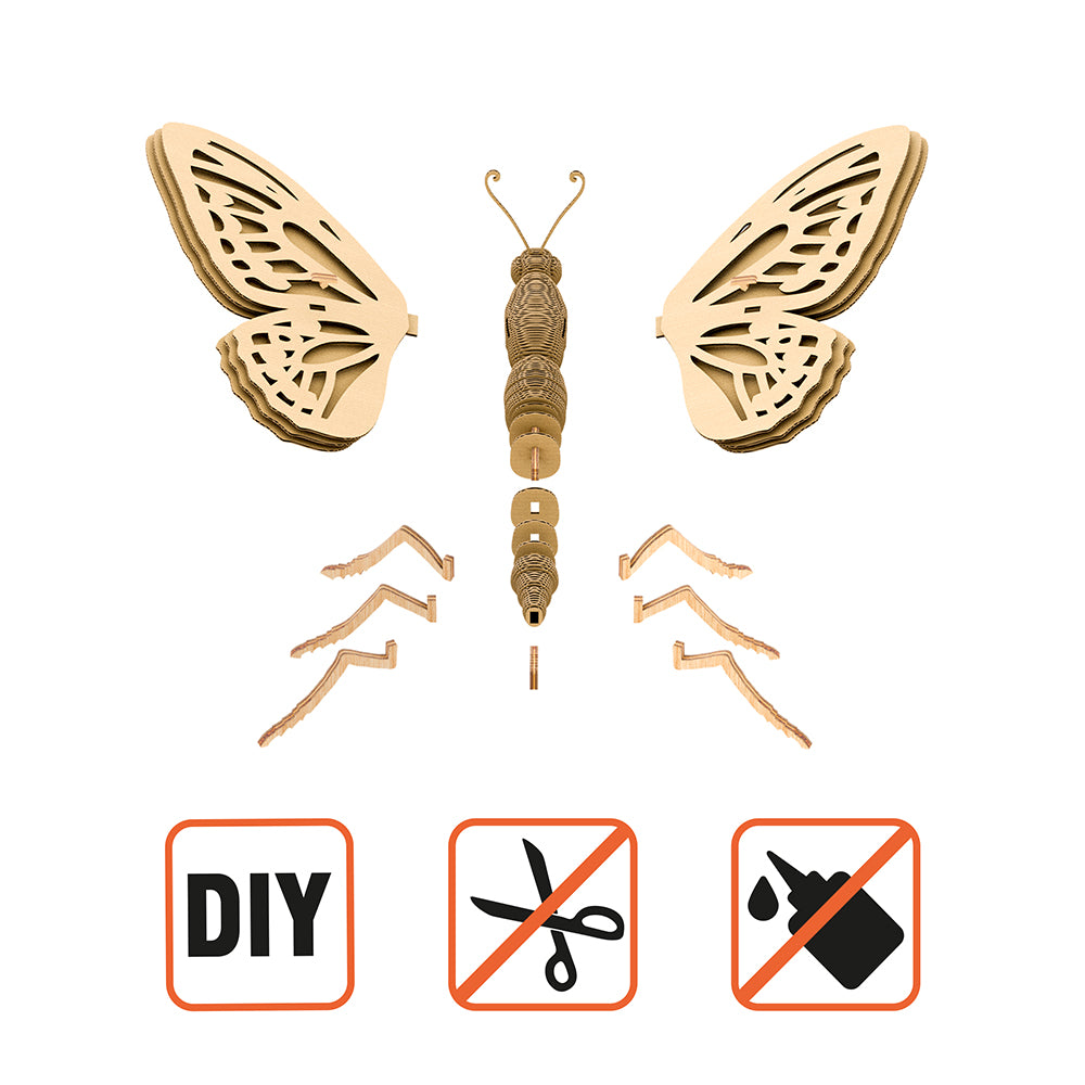 BUTTERFLY Cartonic Collectible 3D Puzzle