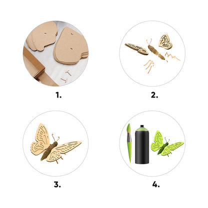BUTTERFLY Cartonic Collectible 3D Puzzle