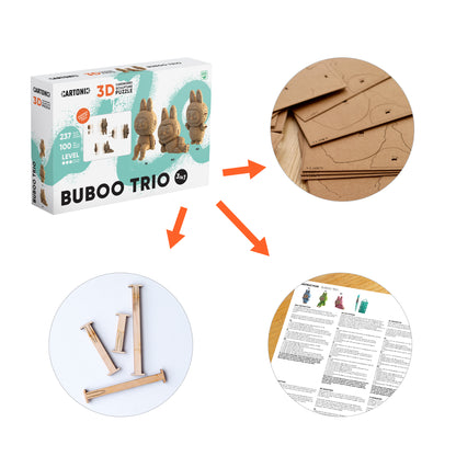 BUBOO TRIO Cartonic 3D Puzzle