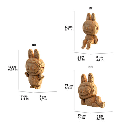 BUBOO TRIO Cartonic 3D Puzzle