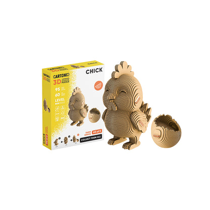CHICK Cartonic Collectible 3D Puzzle