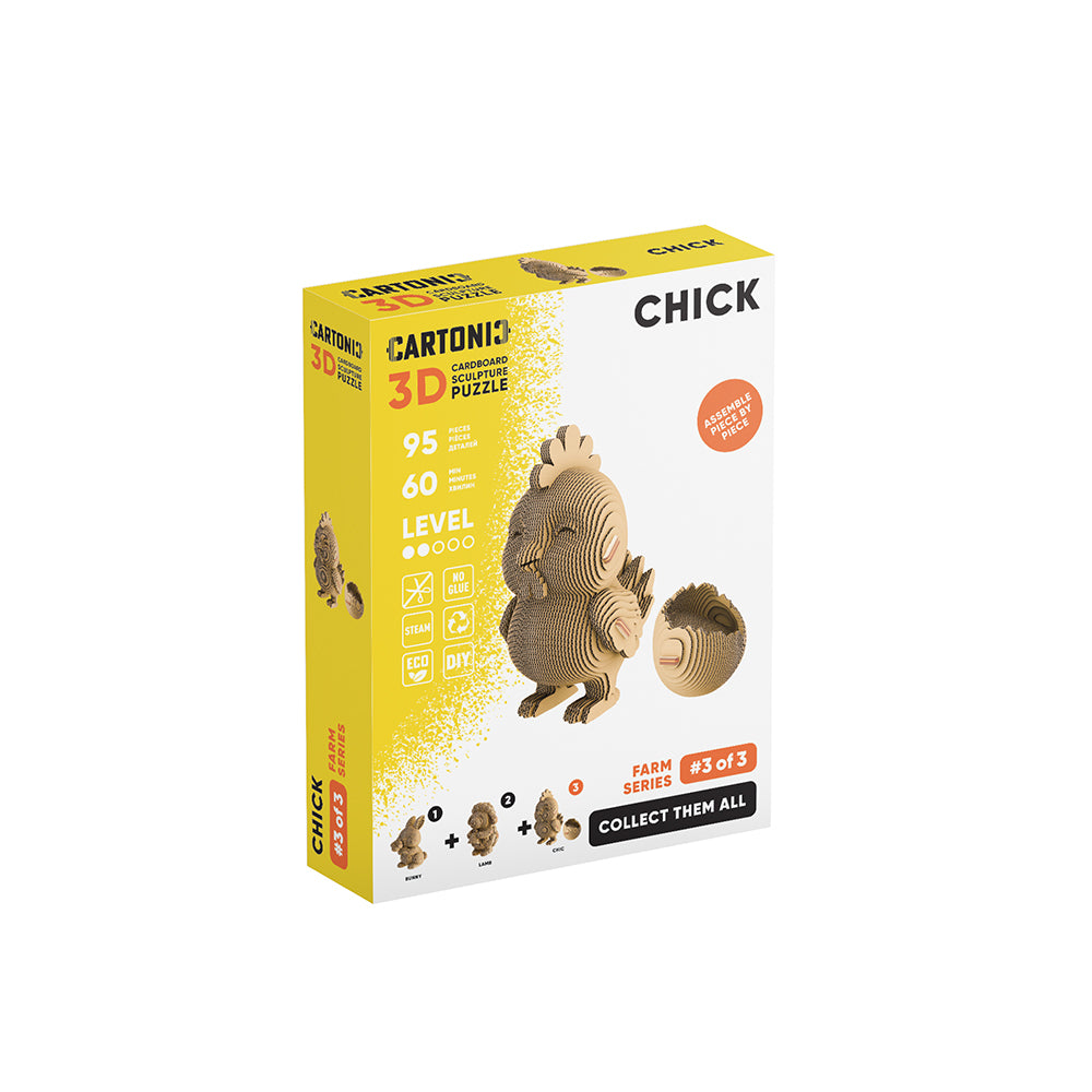 CHICK Cartonic Collectible 3D Puzzle
