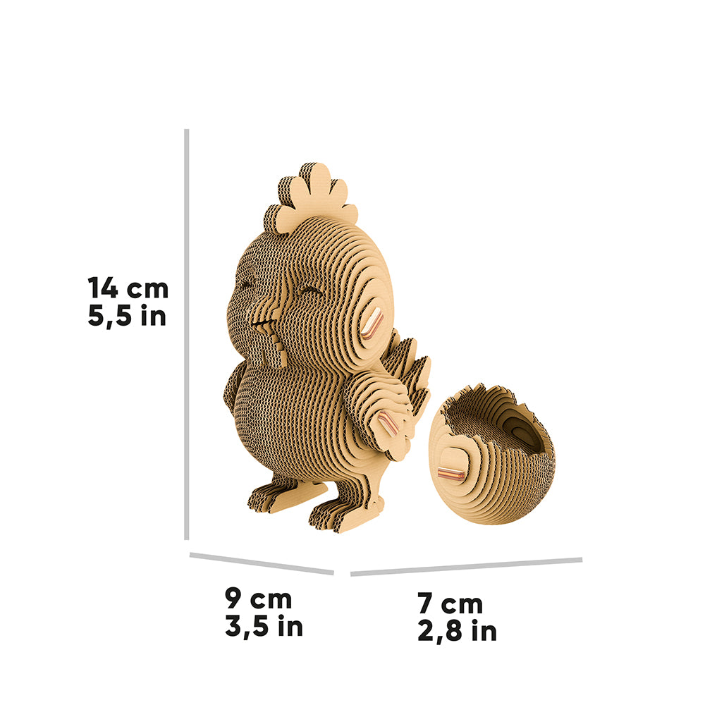 CHICK Cartonic Collectible 3D Puzzle