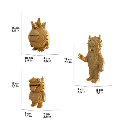 SURPRISE СARTONSTERS Cartonic 3D Puzzle