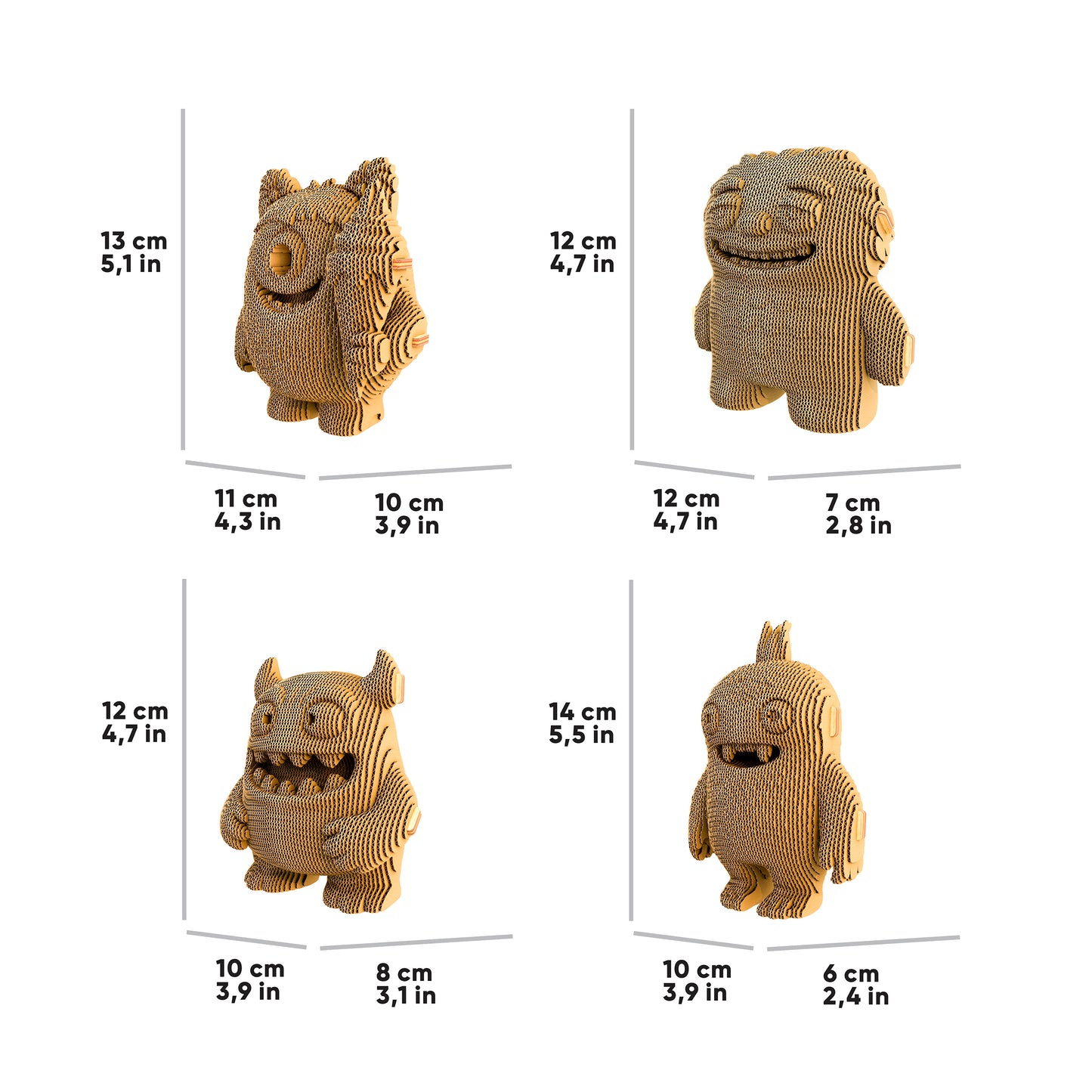 SURPRISE СARTONSTERS Cartonic 3D Puzzle