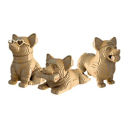 CORGIS TRIO Cartonic 3D Puzzle