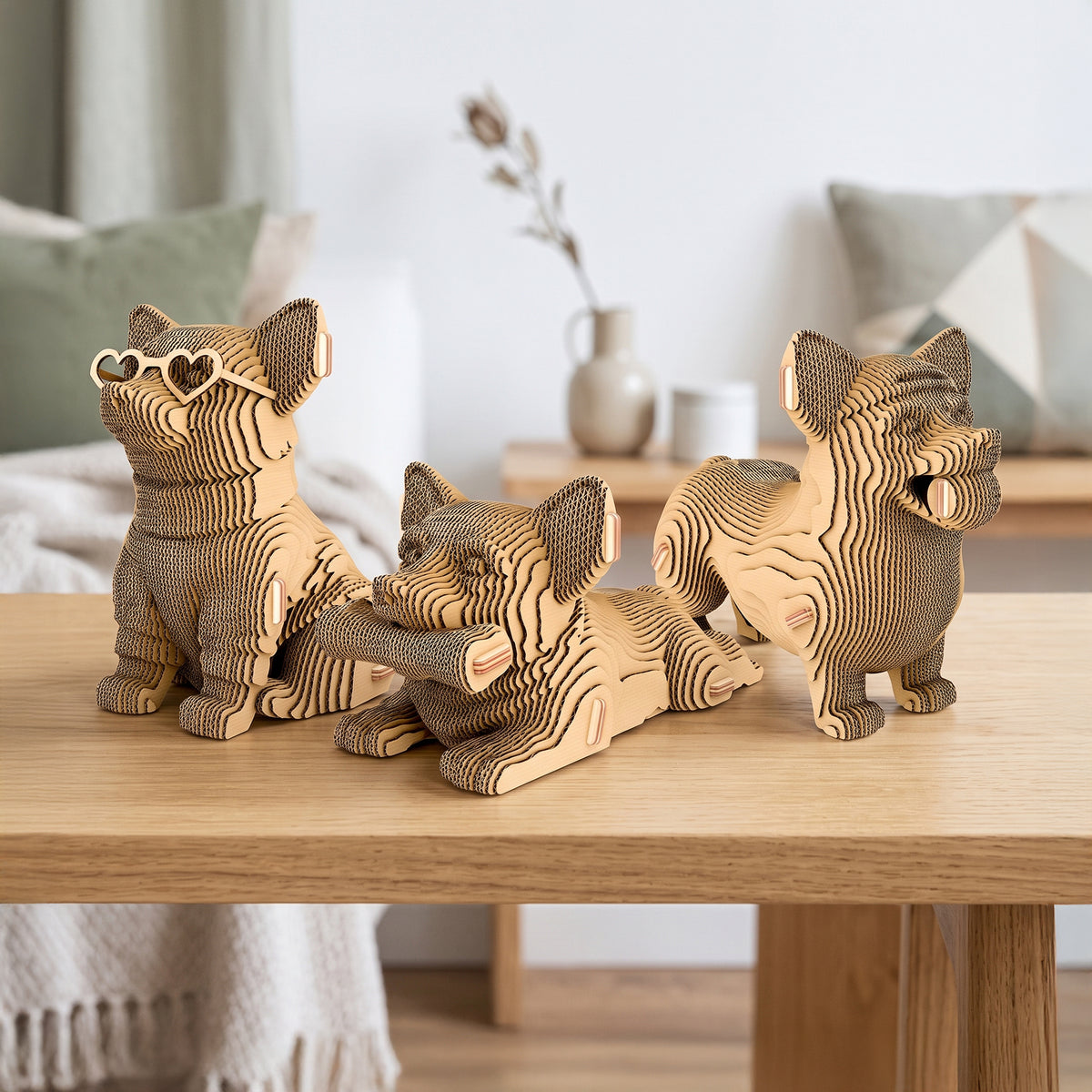 CORGIS TRIO Cartonic 3D Puzzle