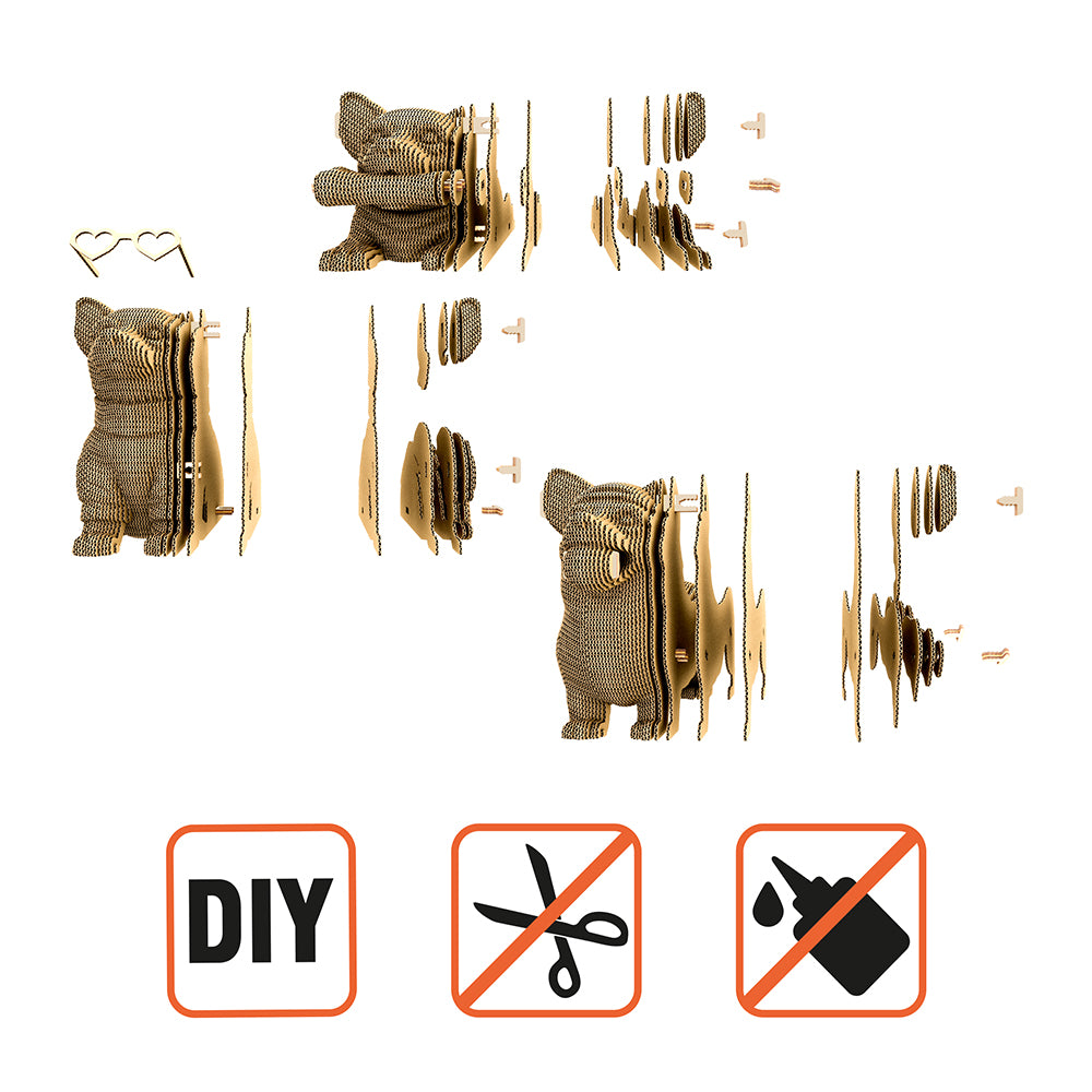 CORGIS TRIO Cartonic 3D Puzzle