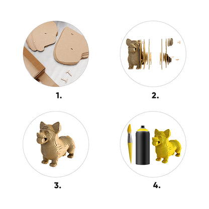 CORGIS TRIO Cartonic 3D Puzzle