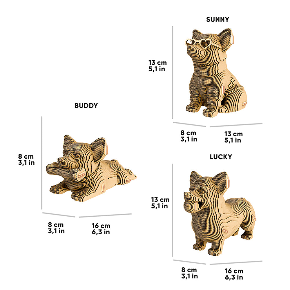 CORGIS TRIO Cartonic 3D Puzzle