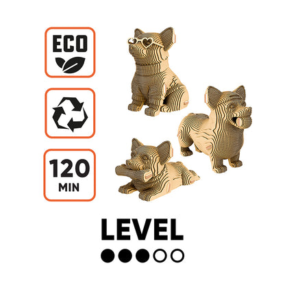 CORGIS TRIO Cartonic 3D Puzzle