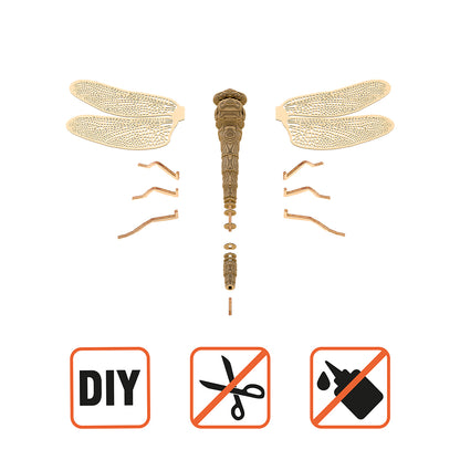 DRAGONFLY Cartonic Collectible 3D Puzzle