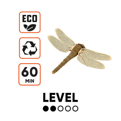 DRAGONFLY Cartonic Collectible 3D Puzzle