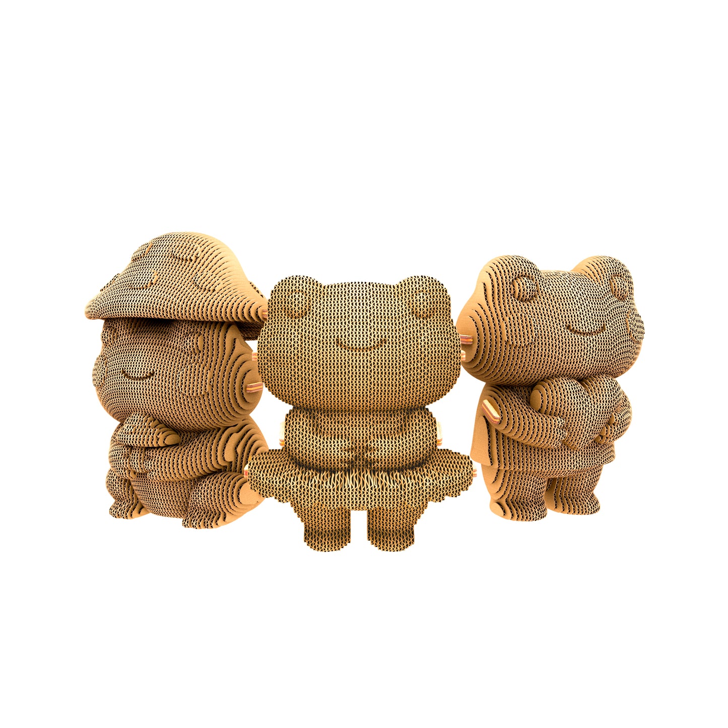 FROGGY TRIO  Cartonic 3D Puzzle