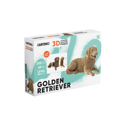 GOLDEN RETRIEVER Cartonic 3D Puzzle