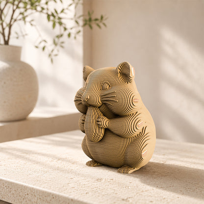 HAMSTER PEN HOLDER Cartonic 3D Puzzle