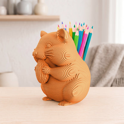 HAMSTER PEN HOLDER Cartonic 3D Puzzle