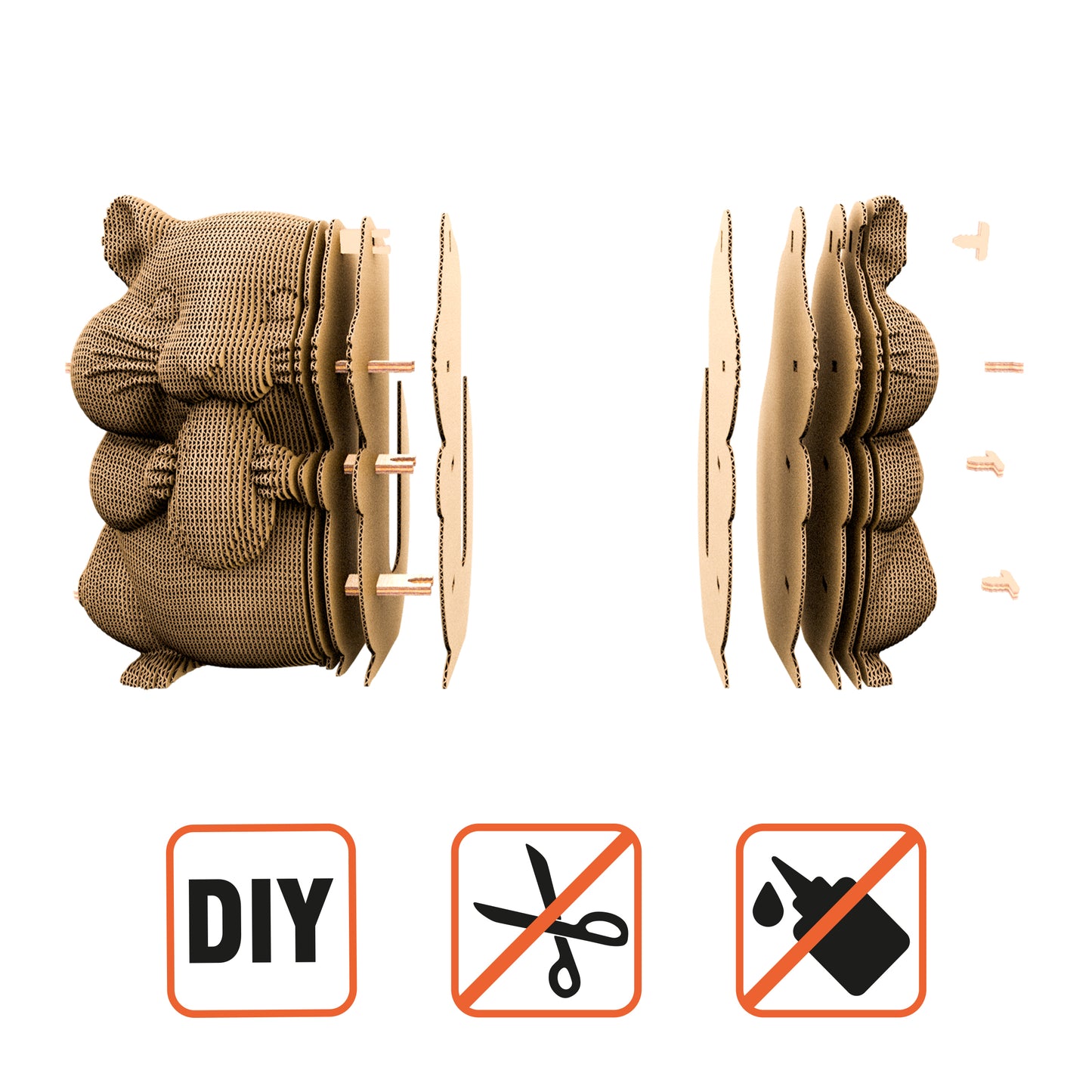 HAMSTER PEN HOLDER Cartonic 3D Puzzle