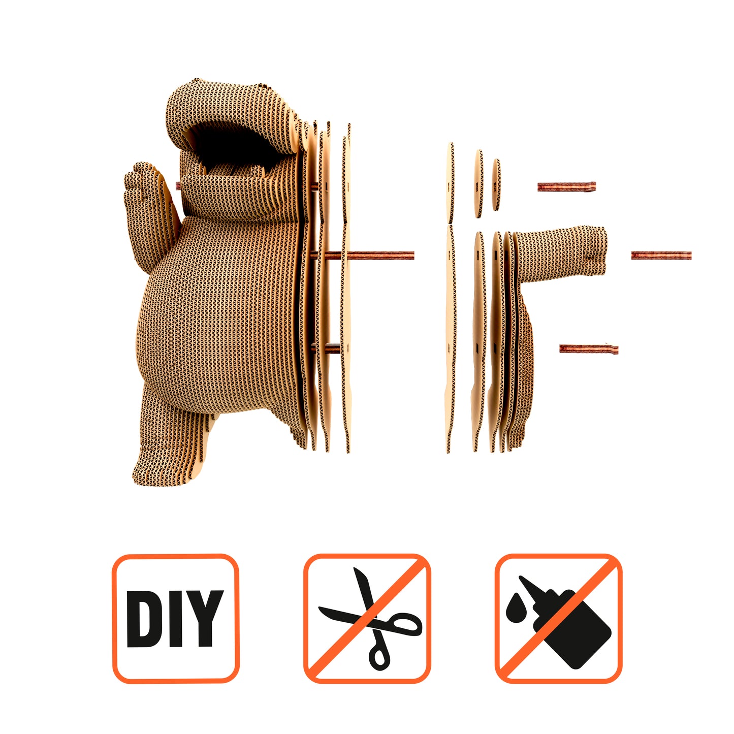 HIPPO Cartonic 3D Puzzle