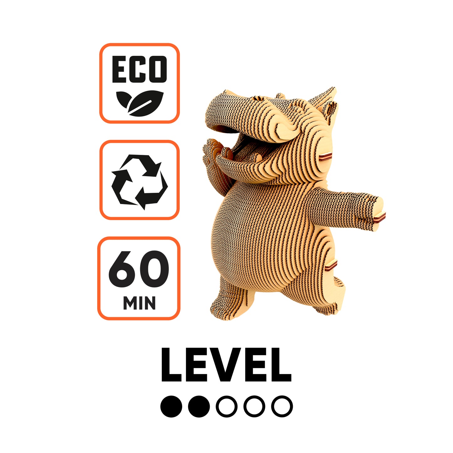 HIPPO Cartonic 3D Puzzle