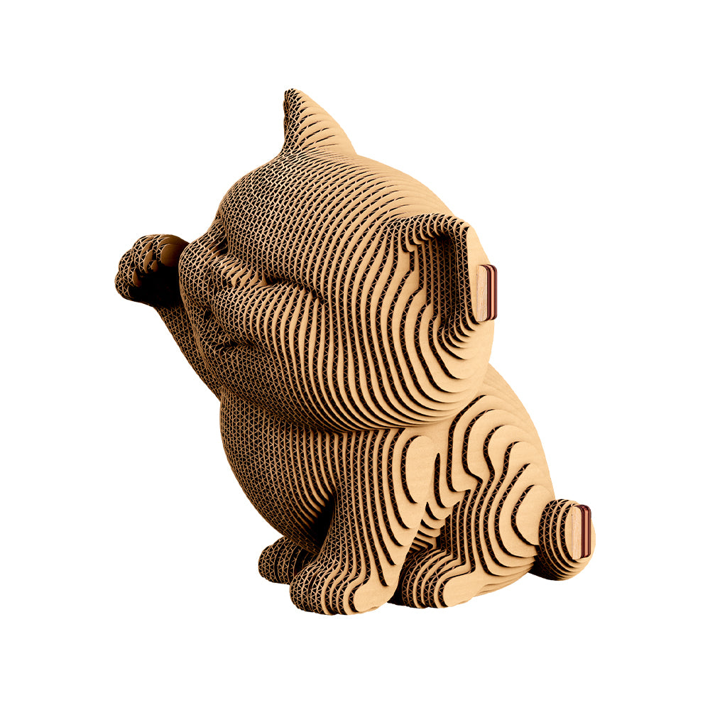 MANEKI KITTEN Cartonic 3D Puzzle