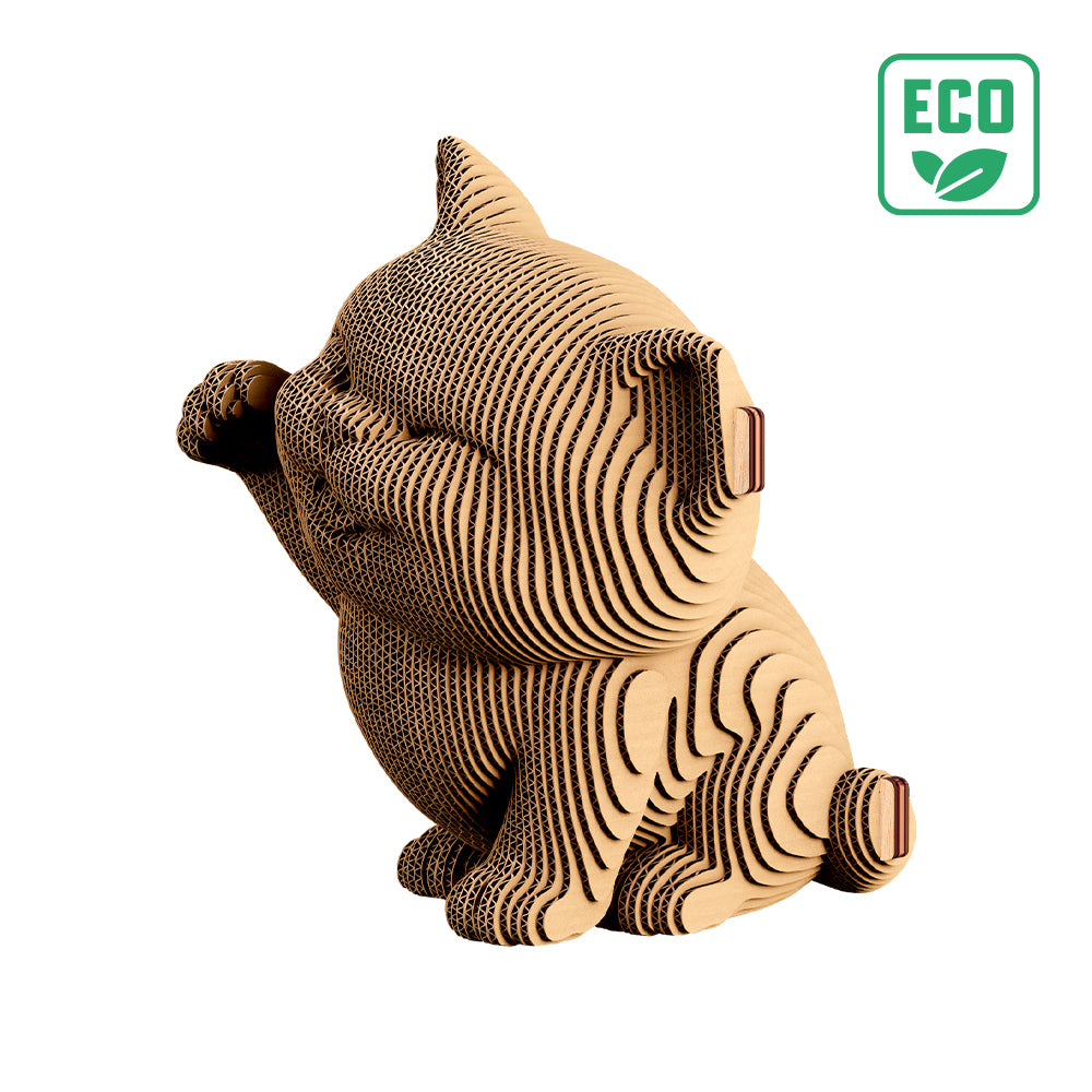 MANEKI KITTEN Cartonic 3D Puzzle