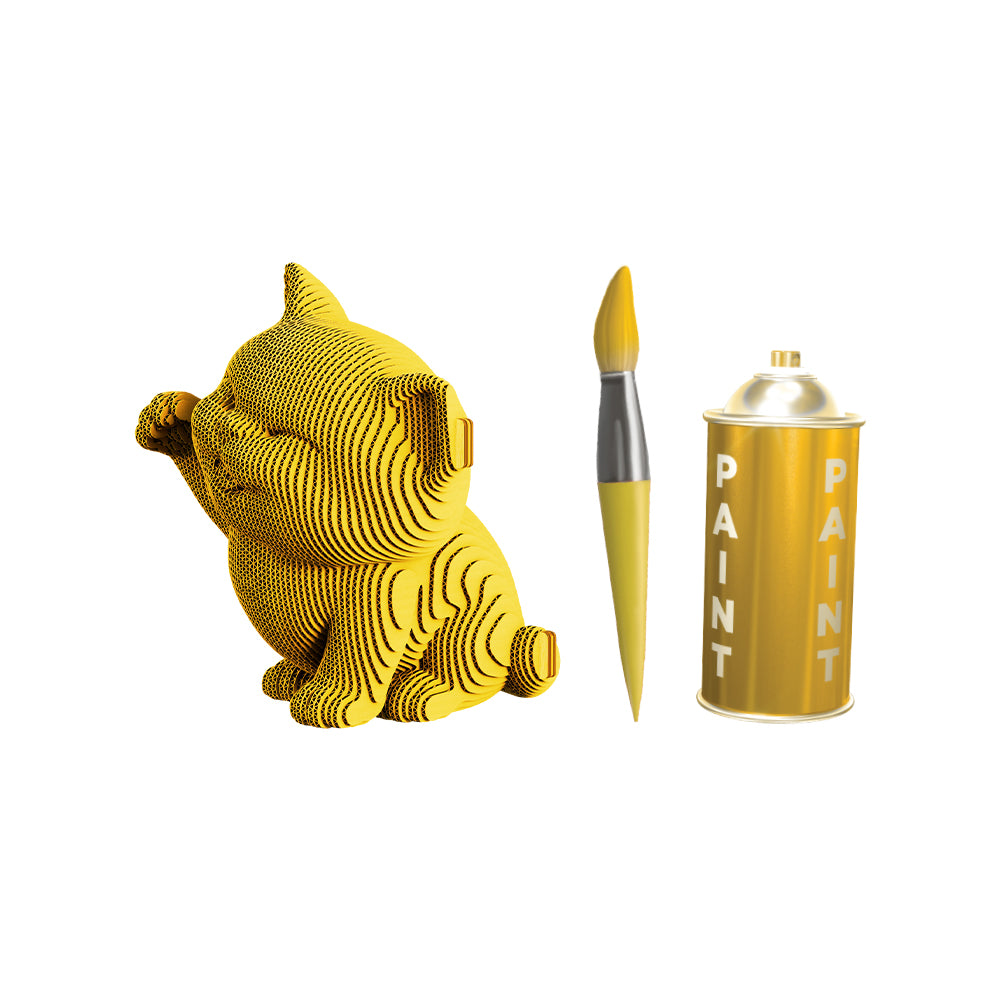 MANEKI KITTEN Cartonic 3D Puzzle