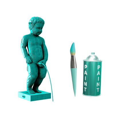 MANNEKEN PIS Cartonic 3D Puzzle