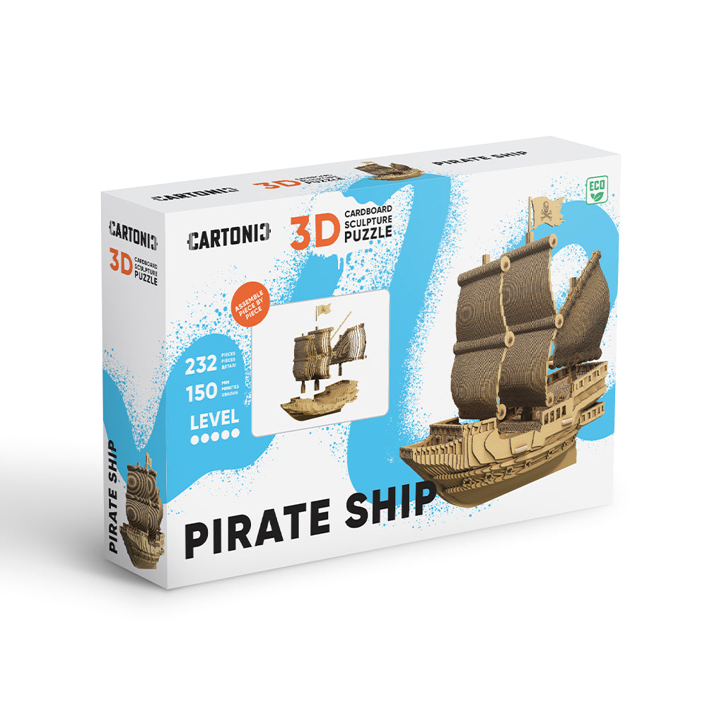 PIRATE SHIP Cartonic 3D Puzzle