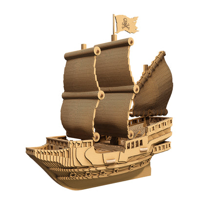 PIRATE SHIP Cartonic 3D Puzzle