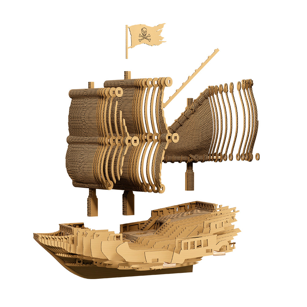 PIRATE SHIP Cartonic 3D Puzzle