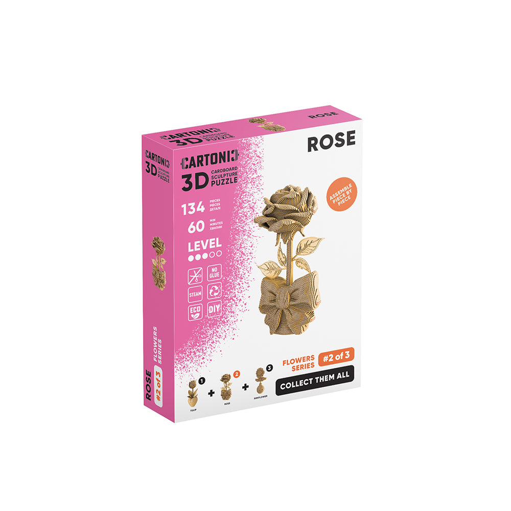 ROSE Cartonic Collectible 3D Puzzle