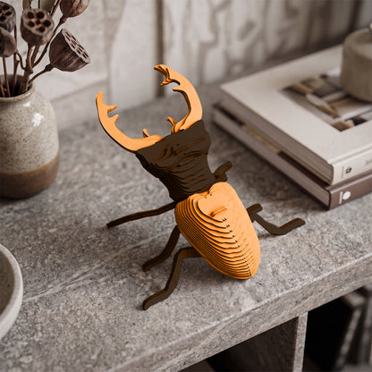 STAG BEETLE Cartonic Collectible 3D Puzzle