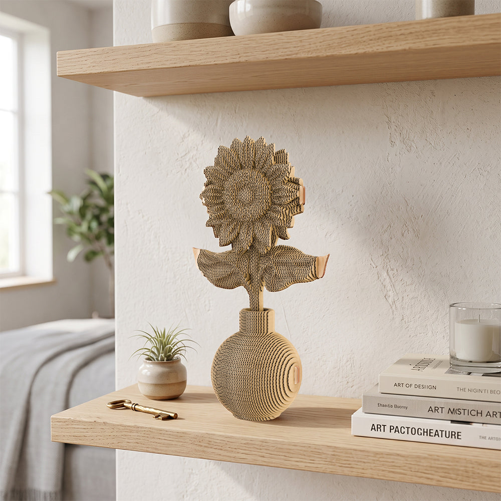 SUNFLOWER Cartonic Collectible 3D Puzzle