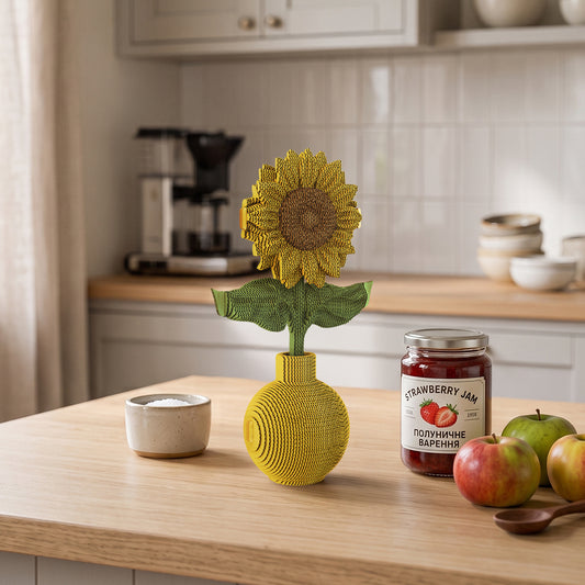 SUNFLOWER Cartonic Collectible 3D Puzzle