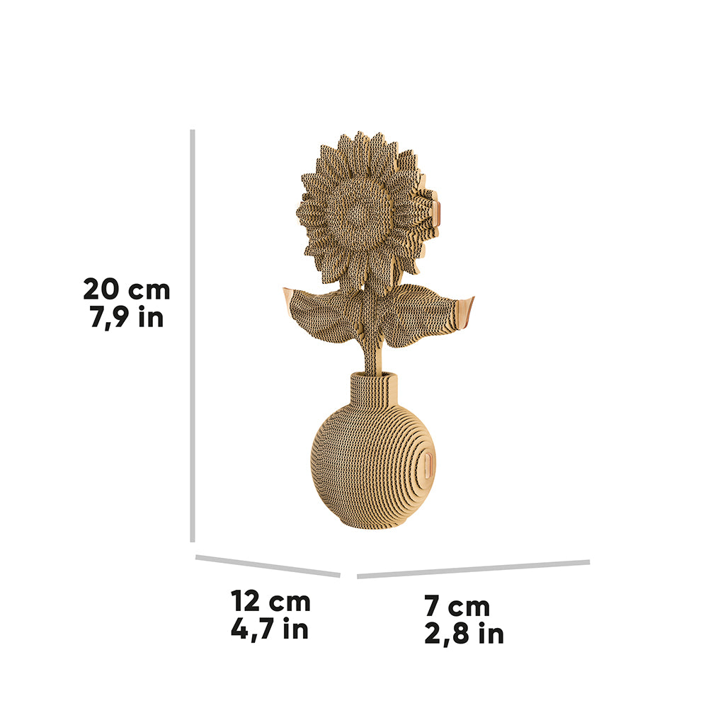 SUNFLOWER Cartonic Collectible 3D Puzzle