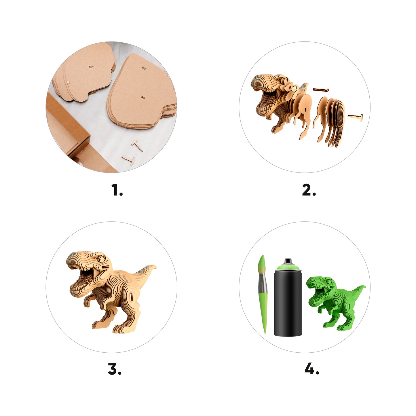 TYRANNOSAURUS Cartonic 3D Puzzle