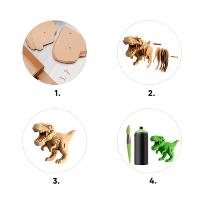 TYRANNOSAURUS Cartonic 3D Puzzle