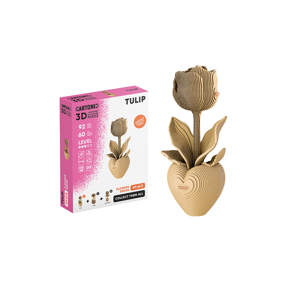 TULIP Cartonic Collectible 3D Puzzle
