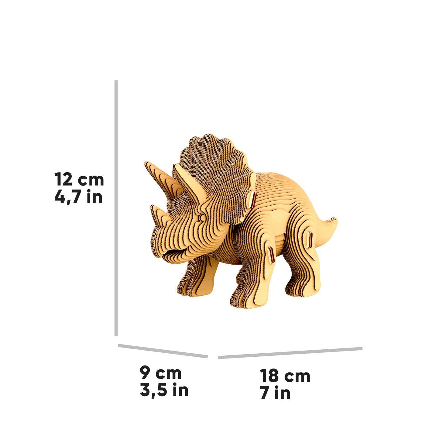 TRICERATOPS Cartonic 3D Puzzle